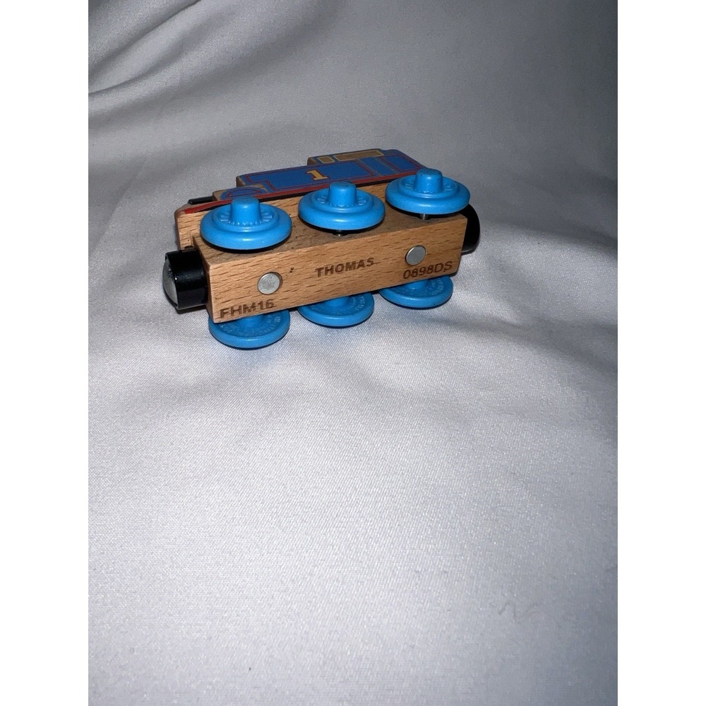 Thomas Friends Train Wooden Railway 2012 Fisher Price Exposed Wood FHM16 - Picture 3 of 4